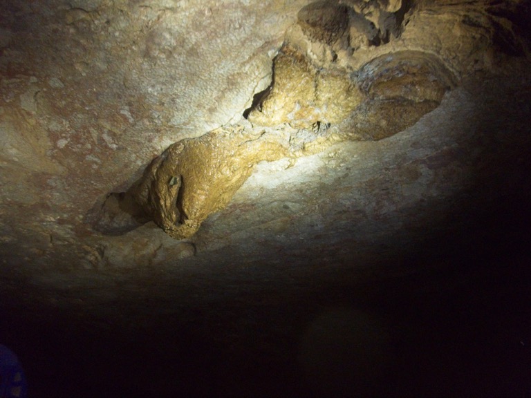 Inside the cave