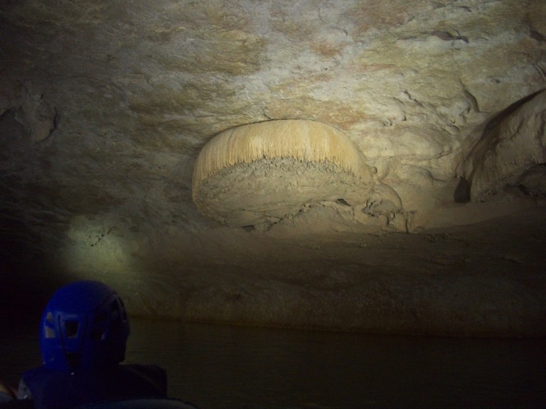 Inside the cave