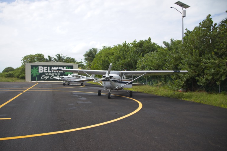 Planes (after we landed at Caye Caulker)