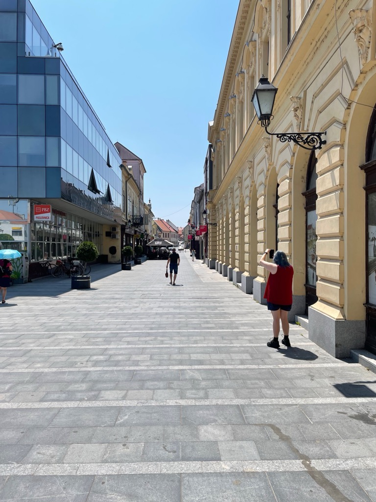 New Streets and shops