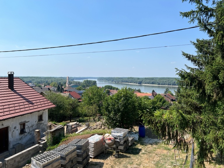 The view of the river from our host’s home