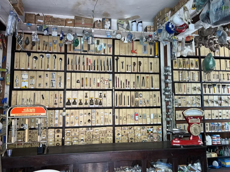 Organized hardware store