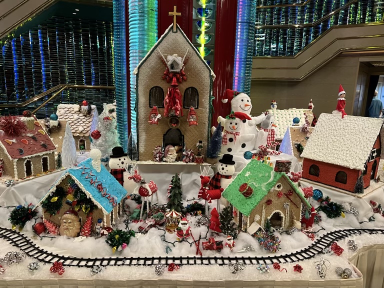 Gingerbread village