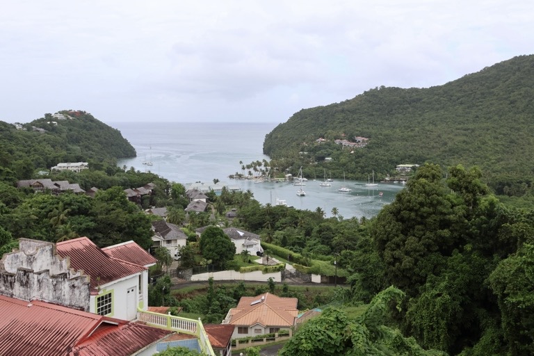 Marigot Bay overlook