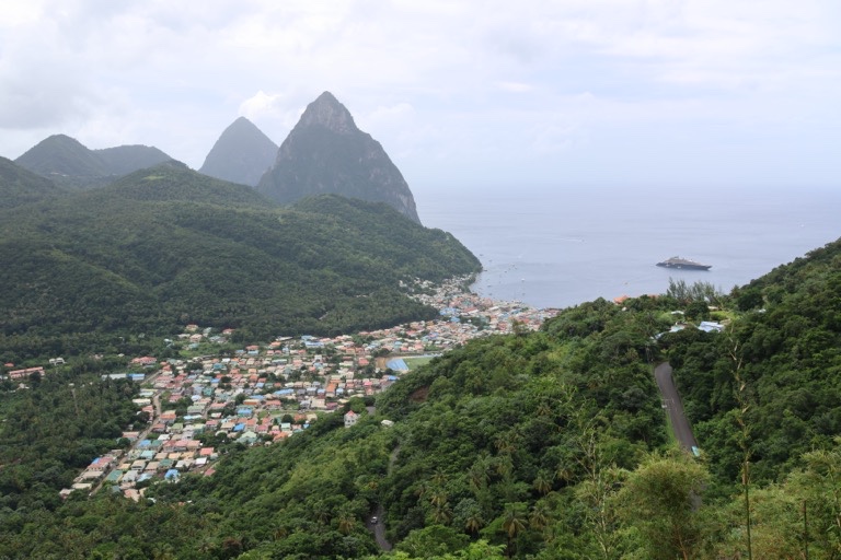 Soufrière and Piton mountains