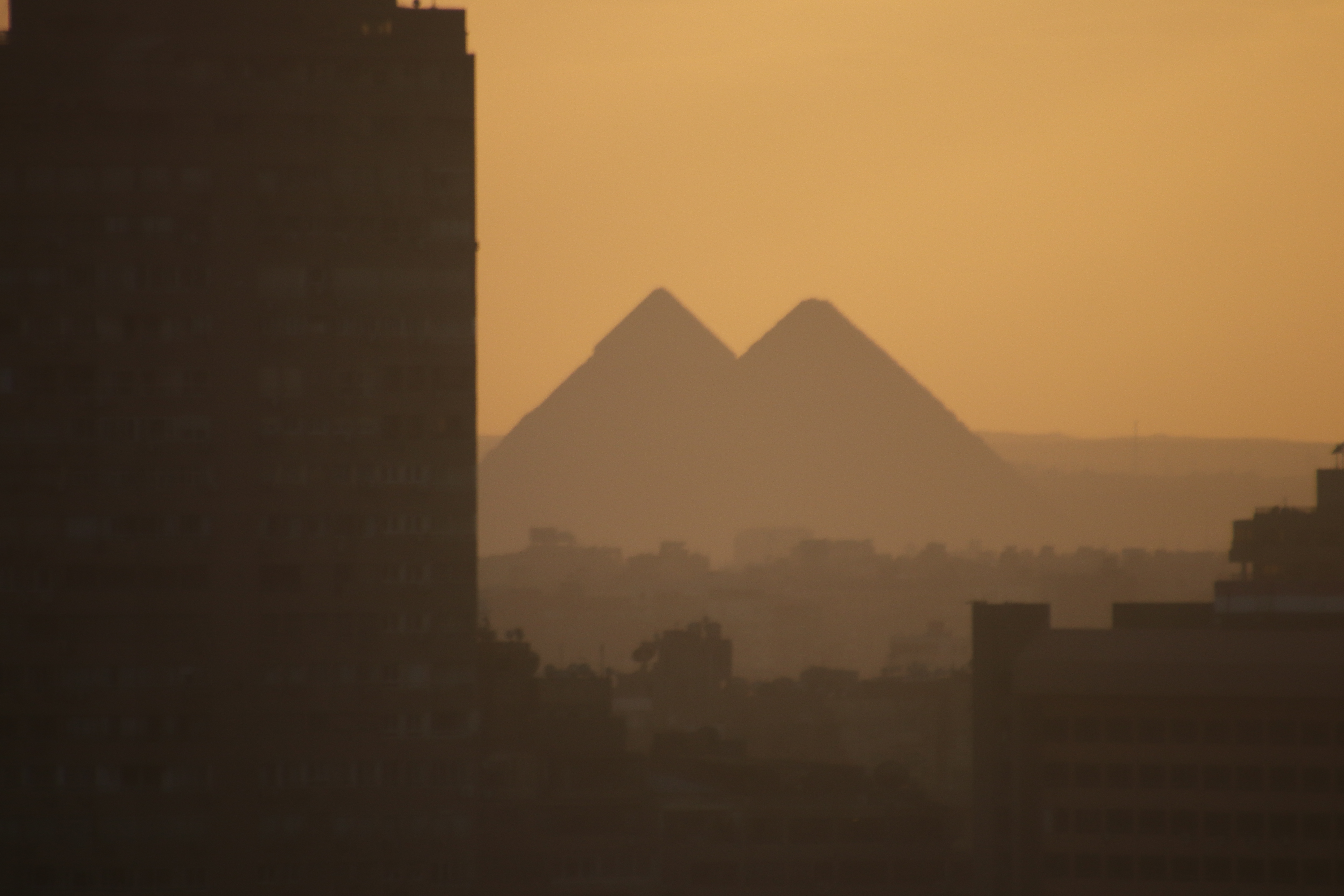 Pyramids closeup