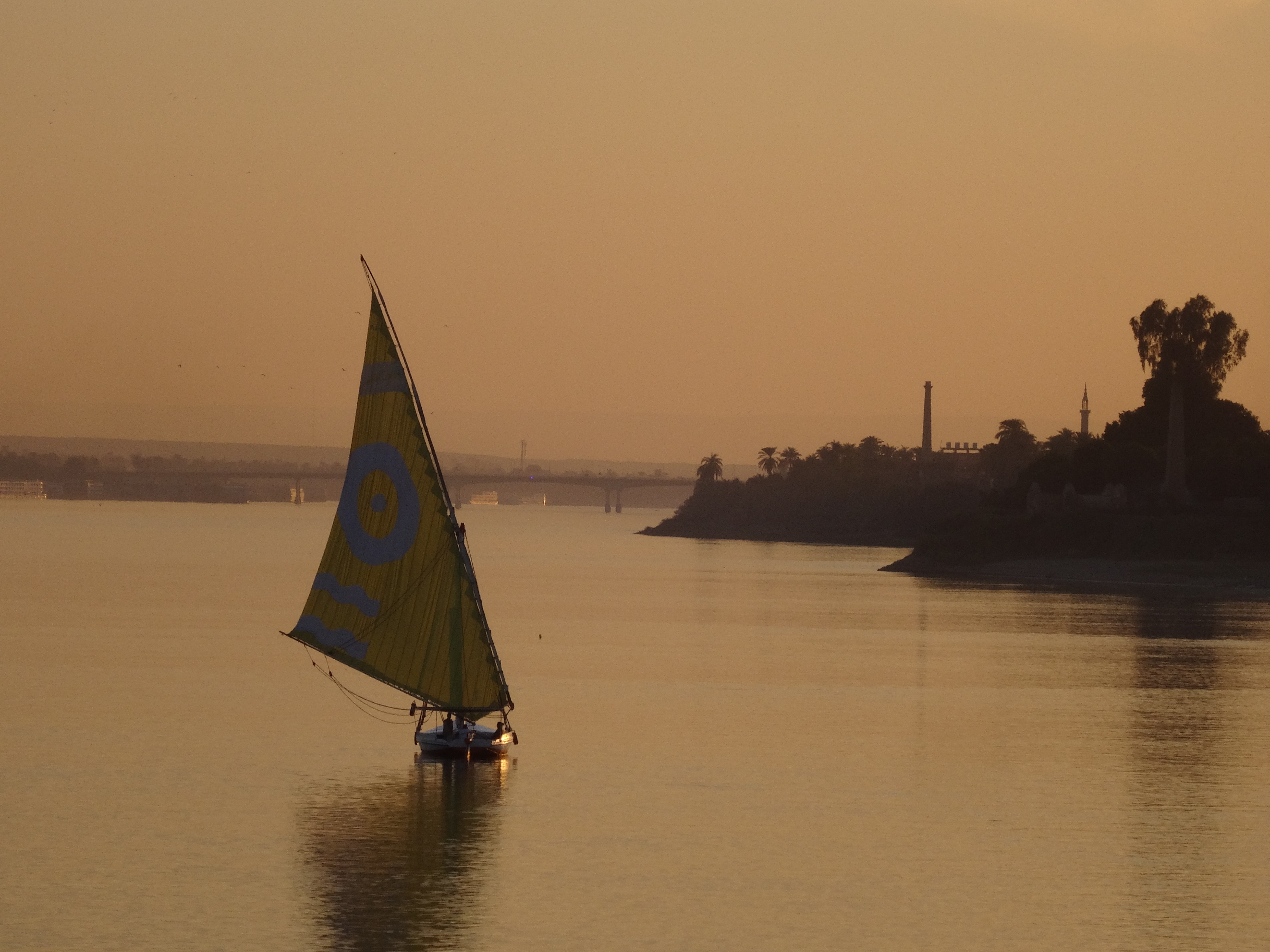 Sunset sail on the Nile