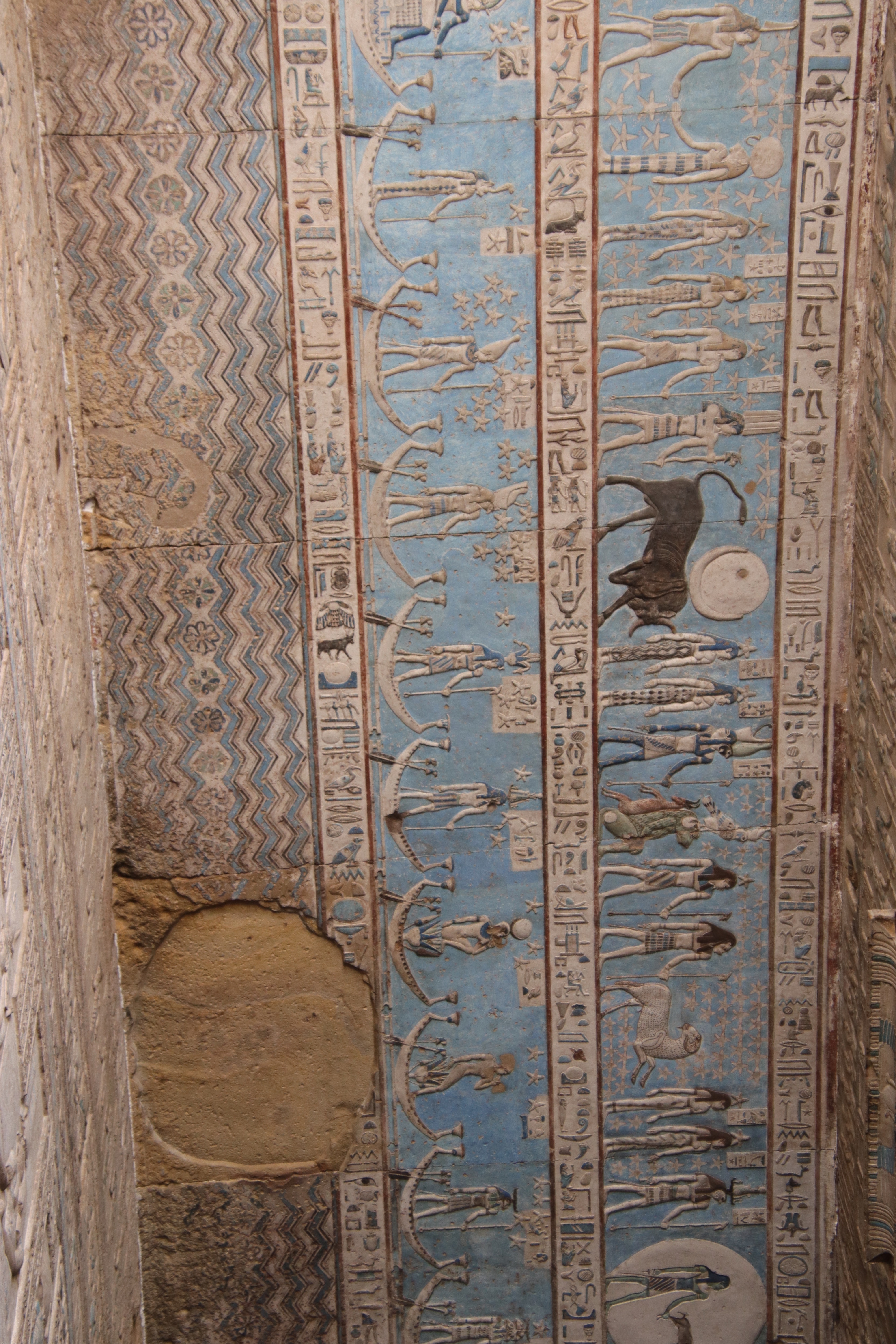 Cleaned Dendera ceiling