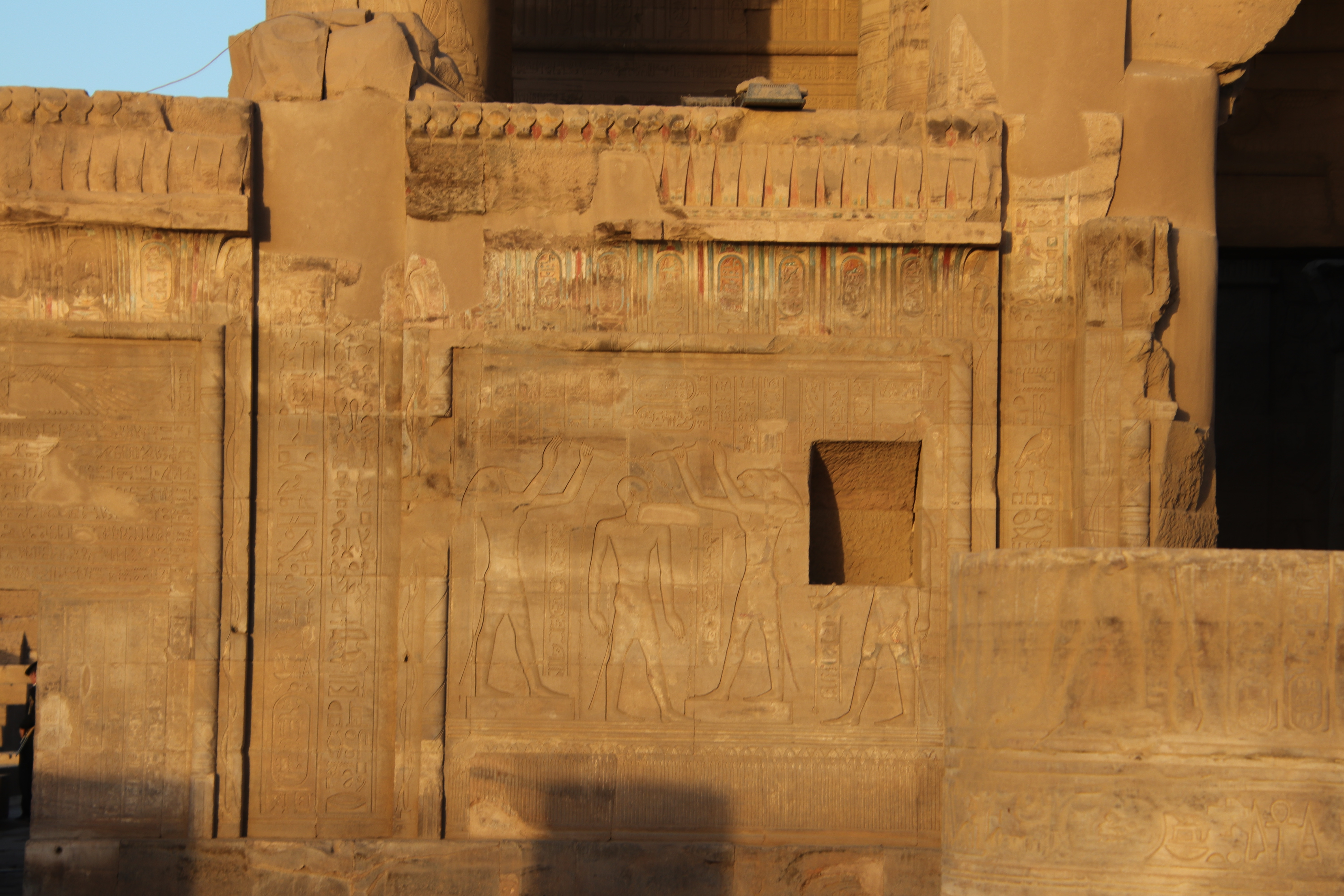 some of the color at Kom Ombo