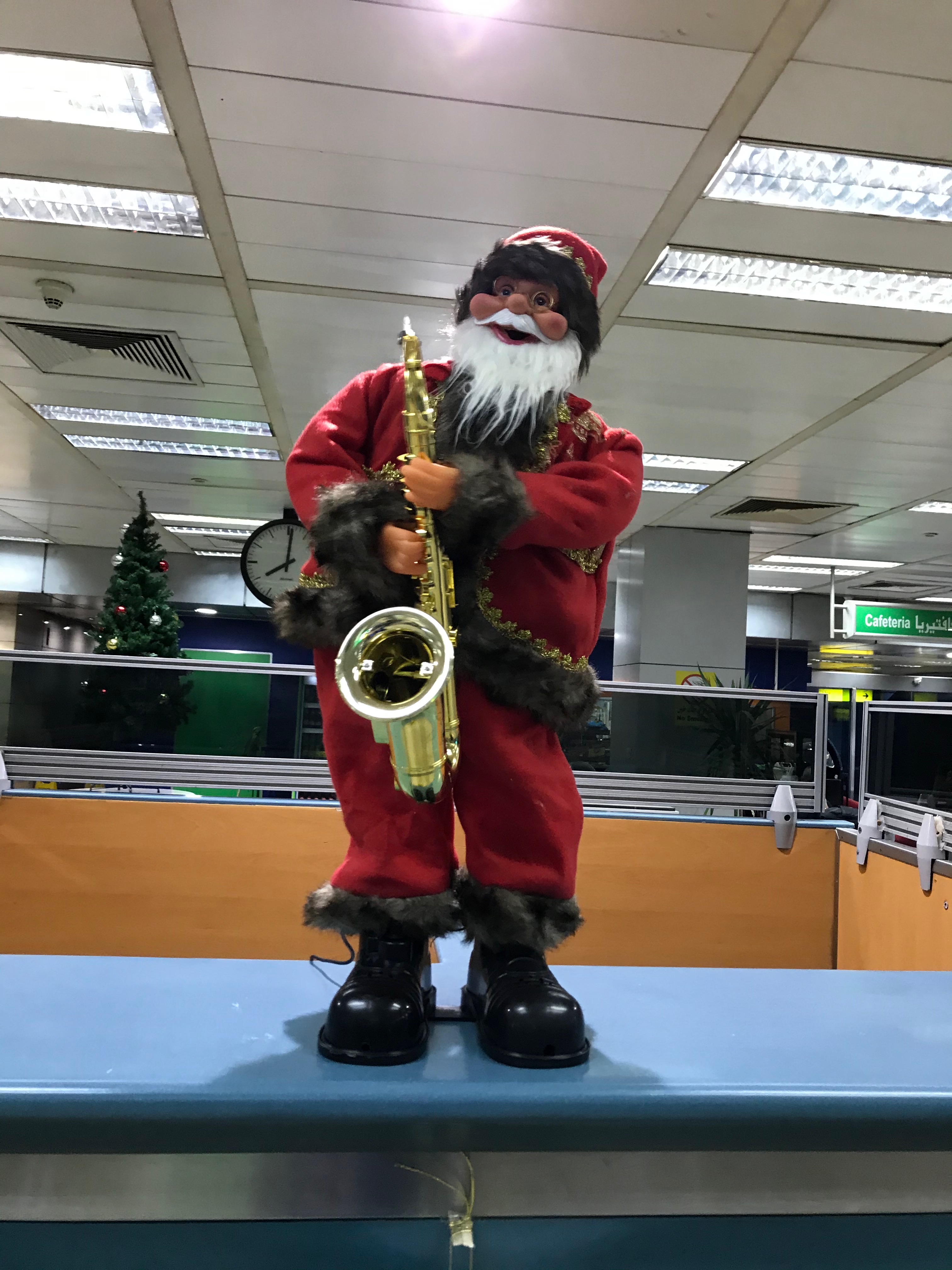 Saxophone Santa