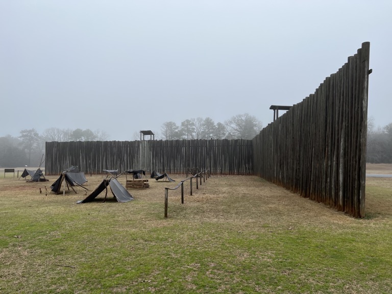 Re-created Prison Stockade