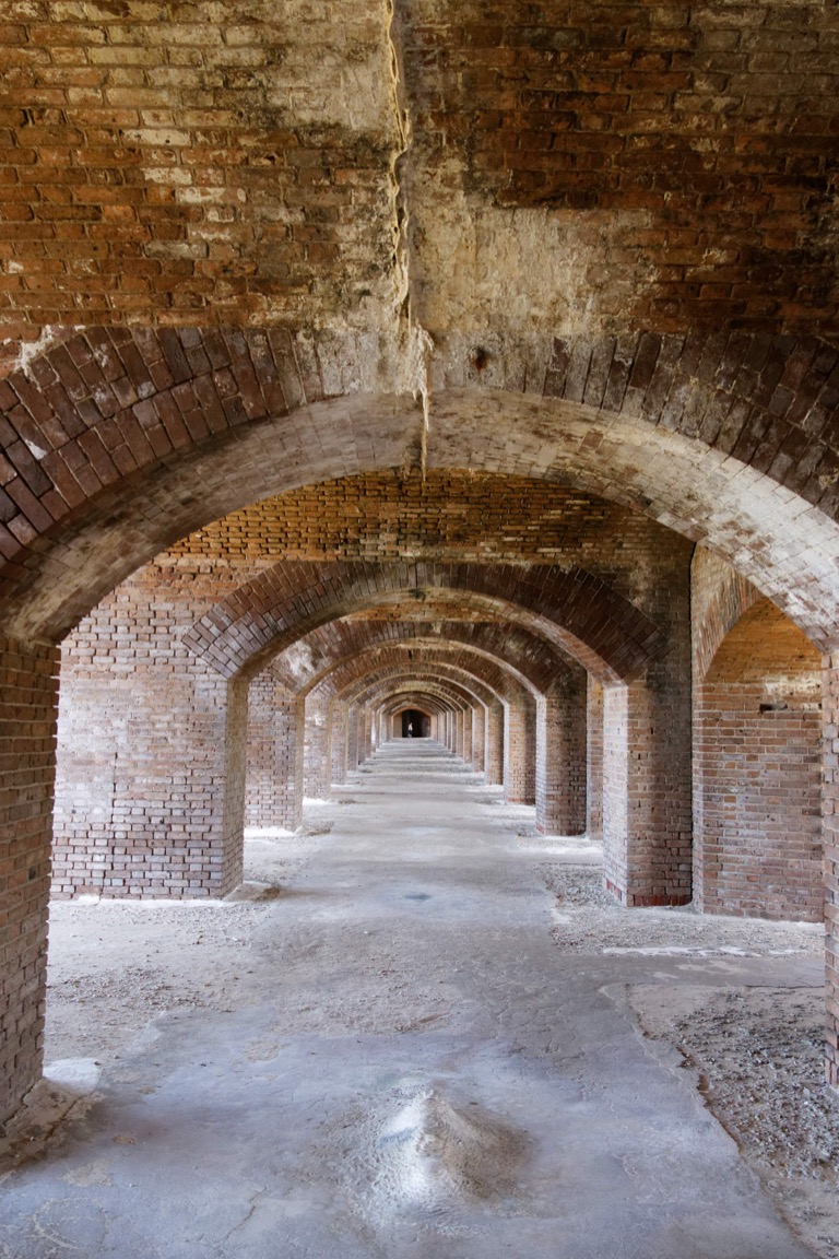 Stalagmite inside the fort