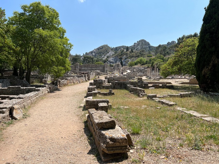 Main street in Glanum