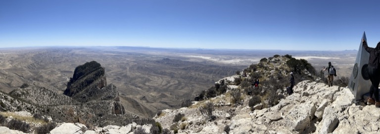 At top looking south over El Capitan