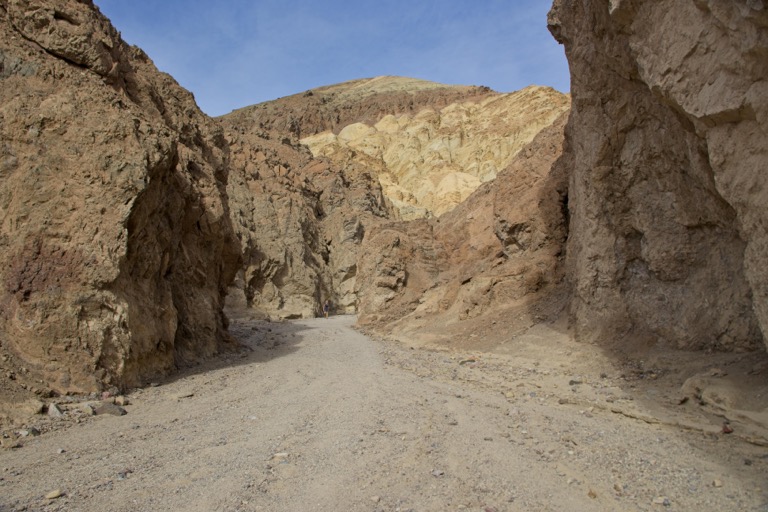 Start of Golden Canyon hike