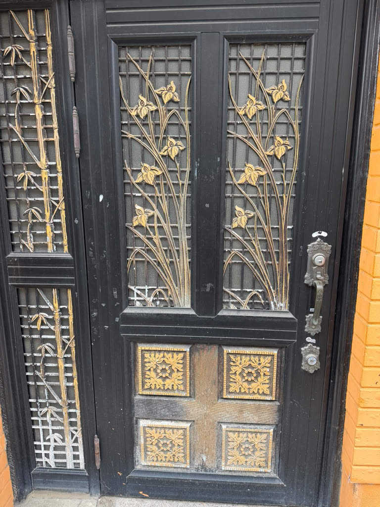 A fancy door