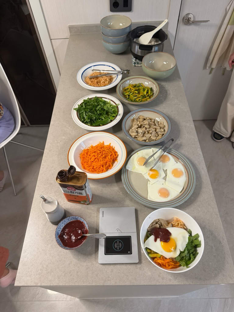 Assemble your own Bibimbap