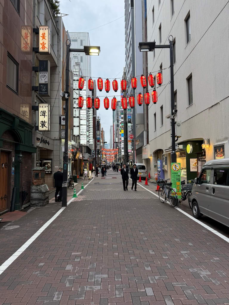 Street by hotel