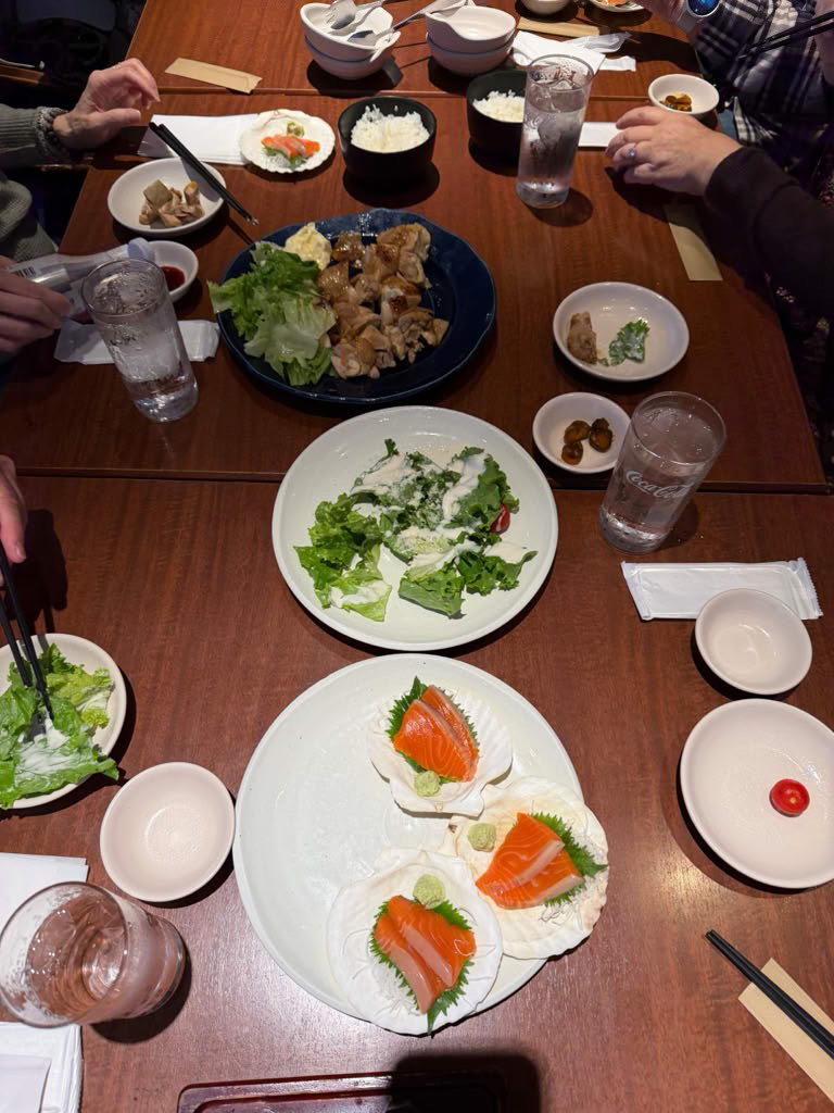 Sashimi at Dinner