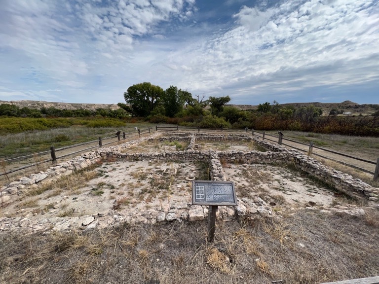 Reconstructed El Cuartelejo foundations