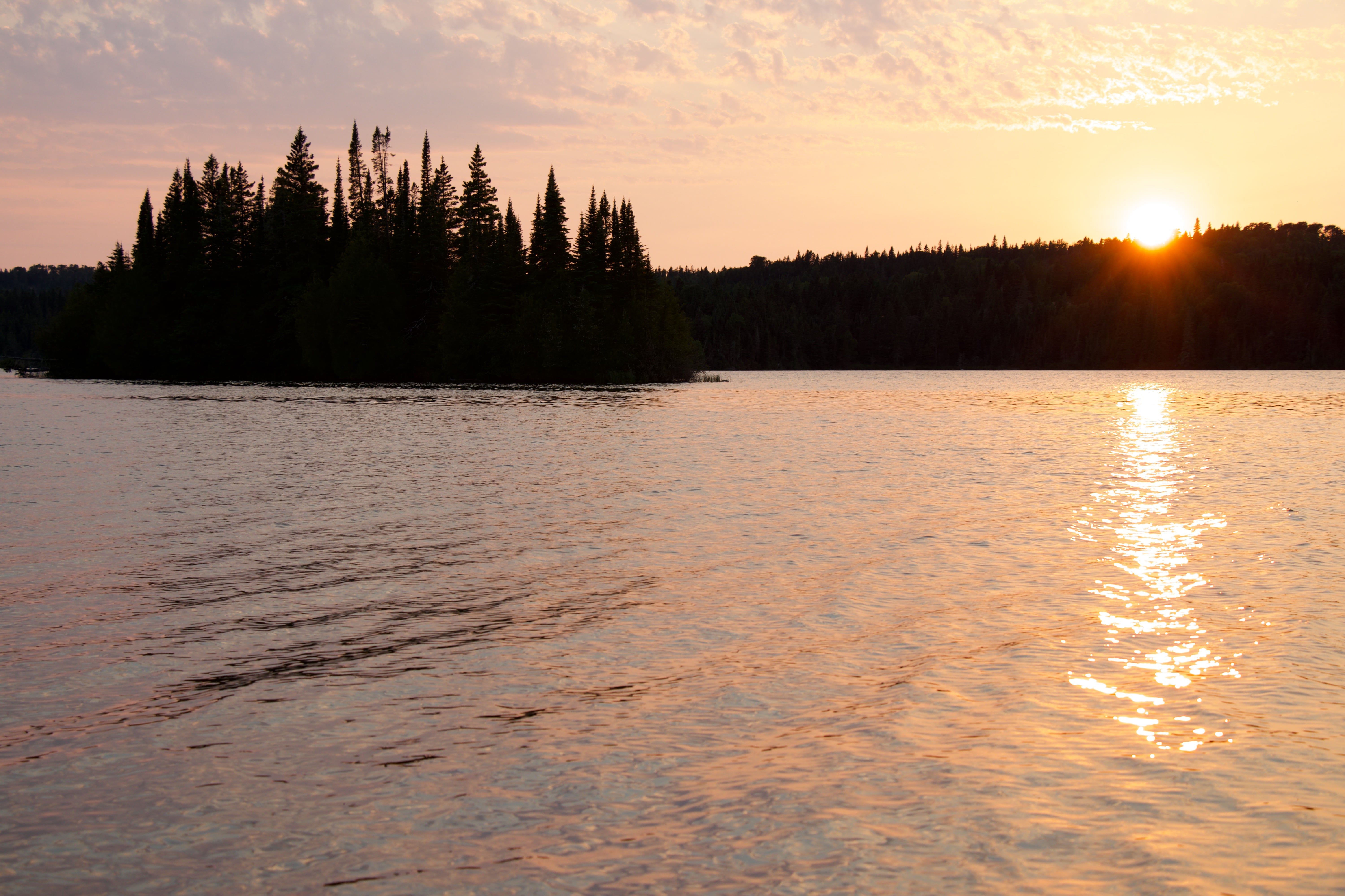 Sunset at Tobin Harbor