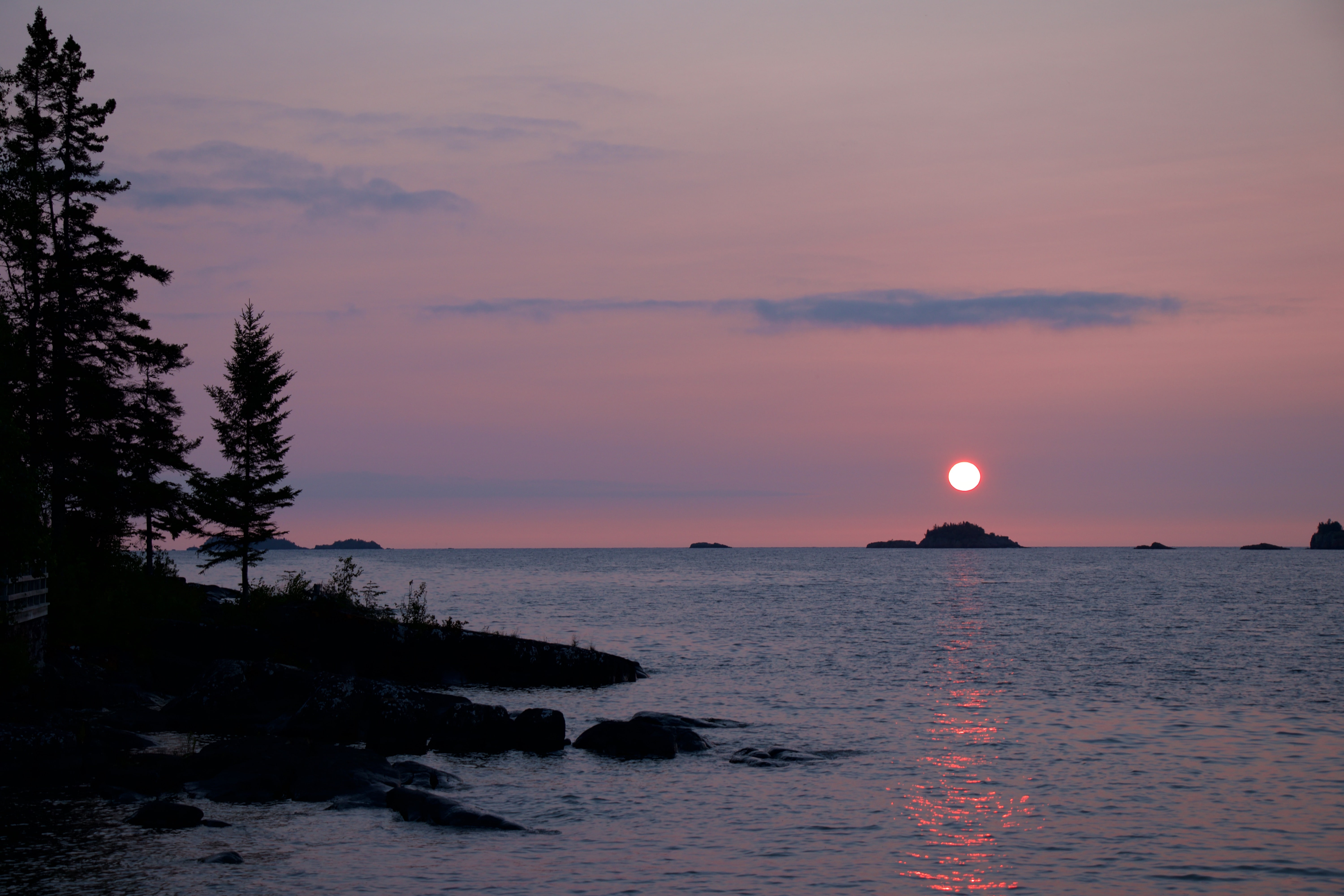 Sunrise at Rock Harbor