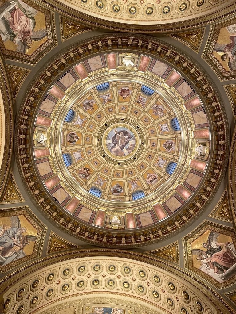 Looking up at the dome