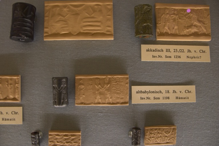Cylinder Seal and clay impression