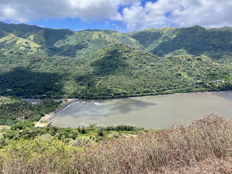 Overlooking Taipivai Beach