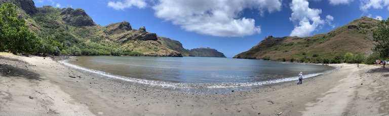 Muddy beach