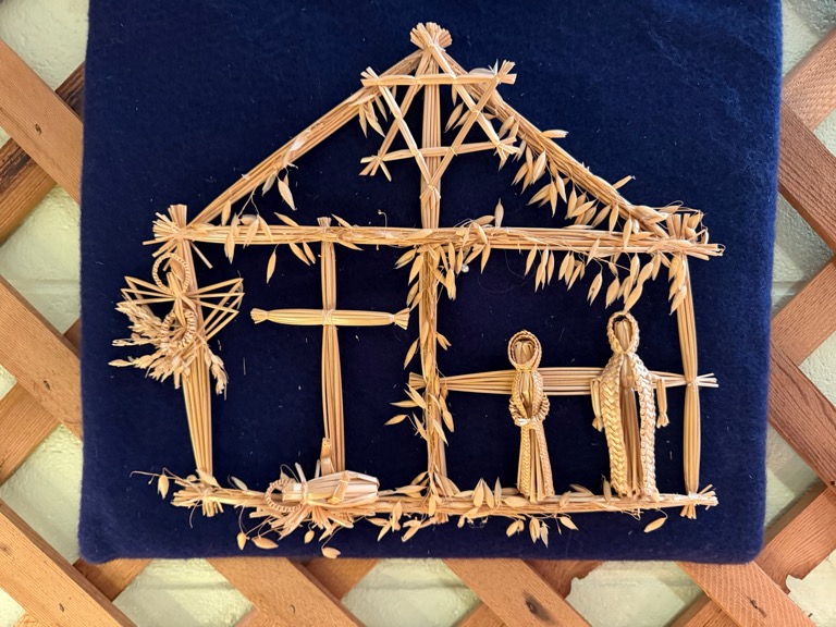 Handmade woven straw