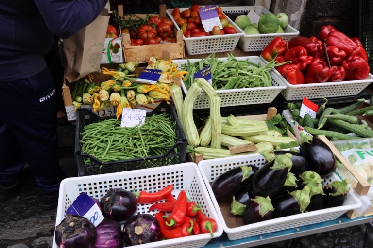 Vegetables in the market