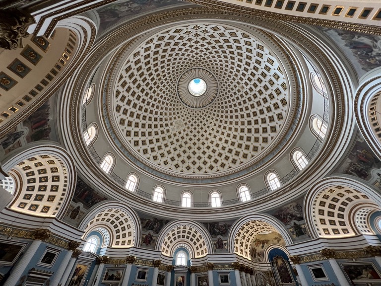 Inside the dome