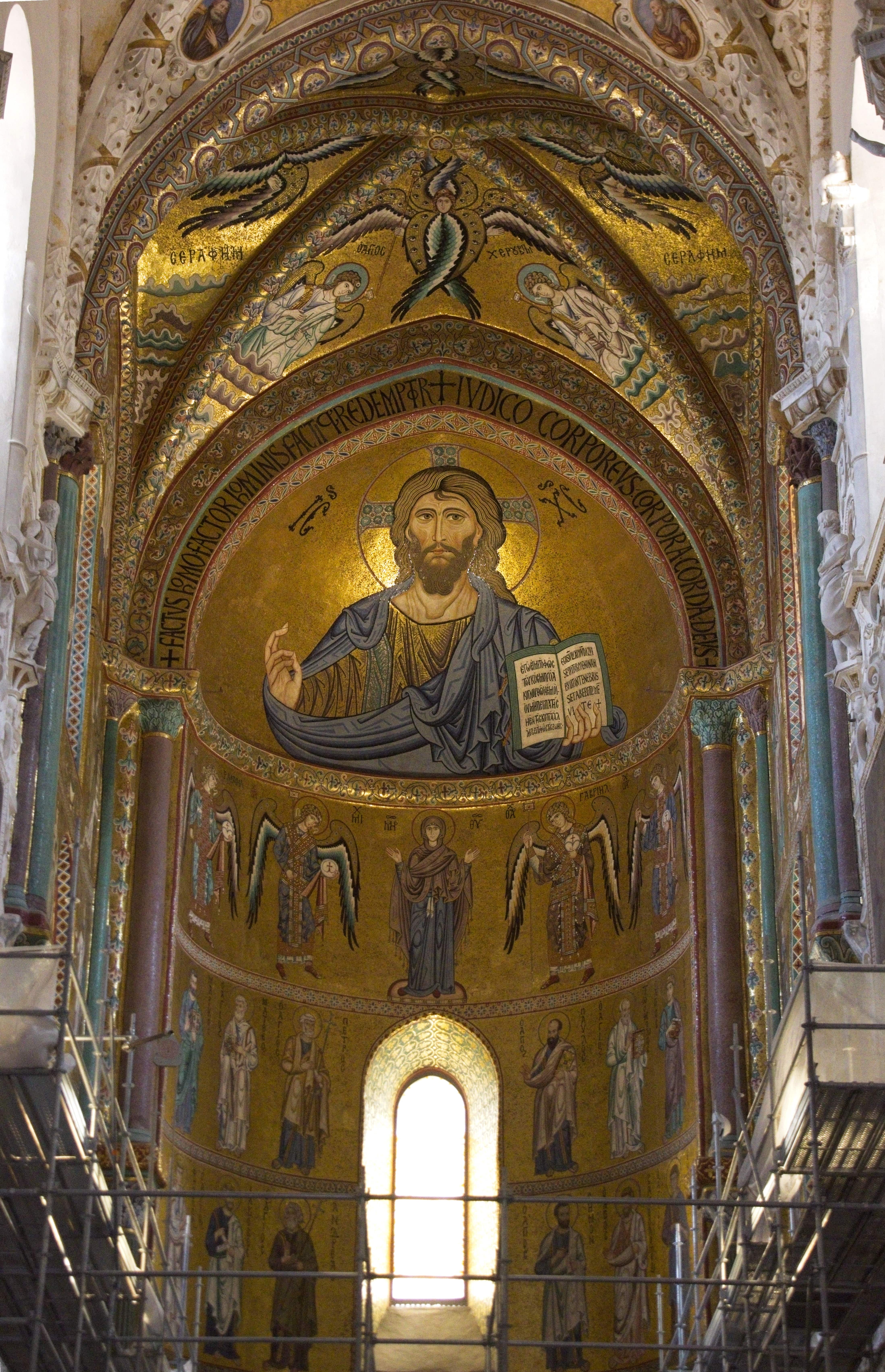 Mosaics above the altar