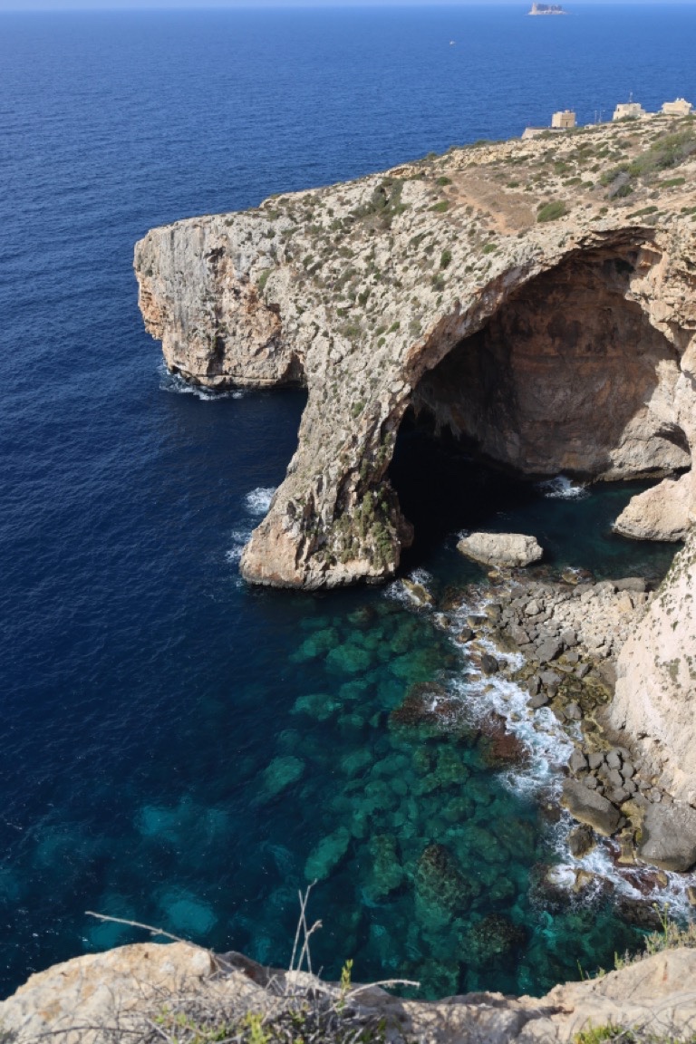 Blue Grotto from Overlook