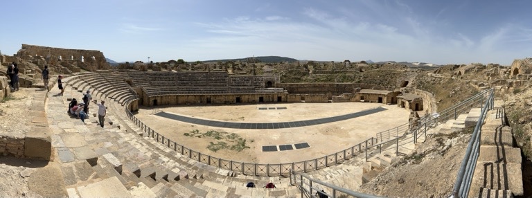 Inside the arena