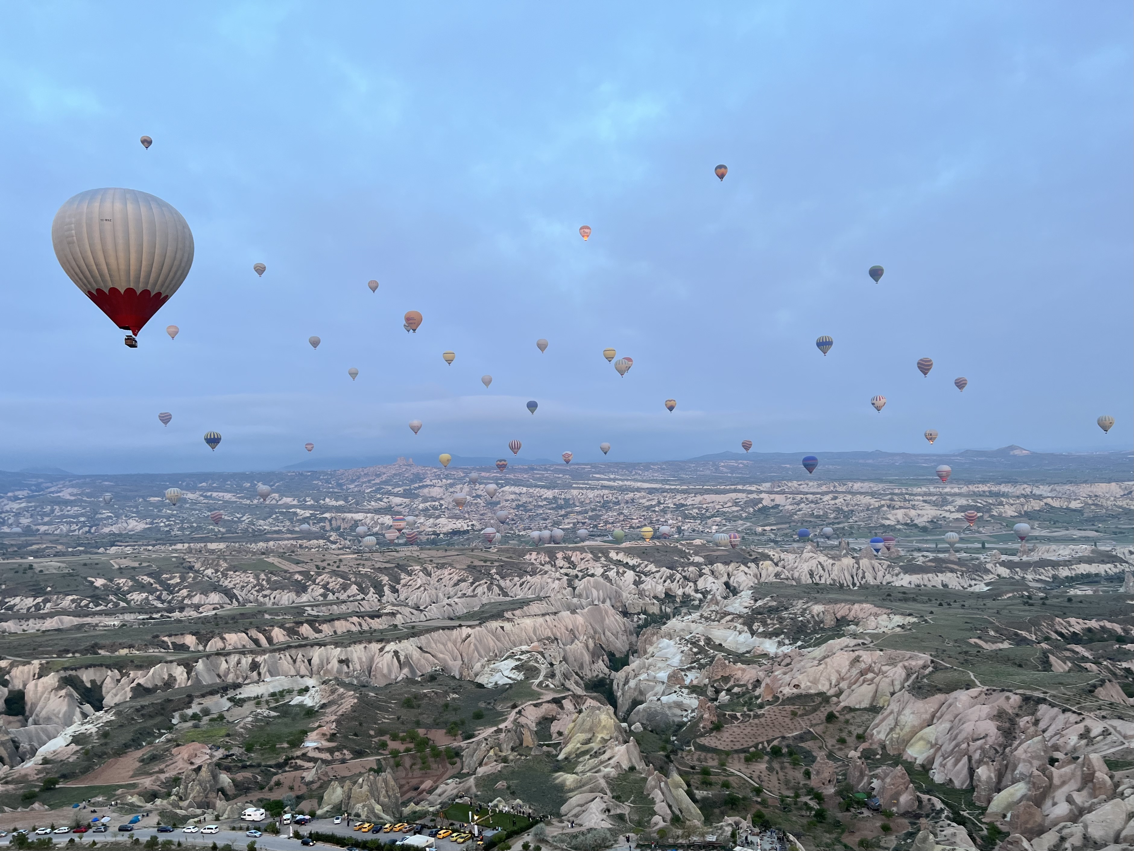 Many balloons