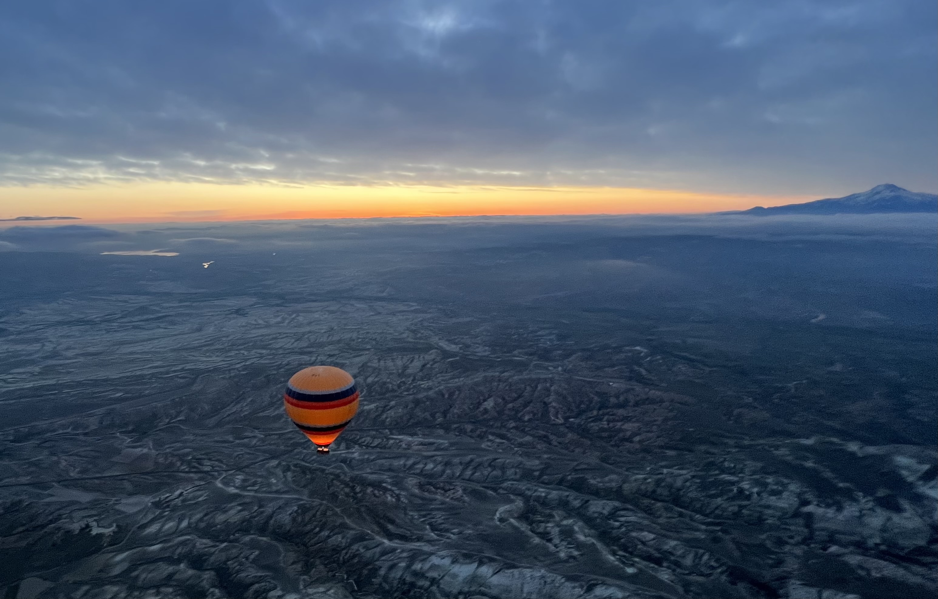 Almost sunrise with Mt. Erciyes