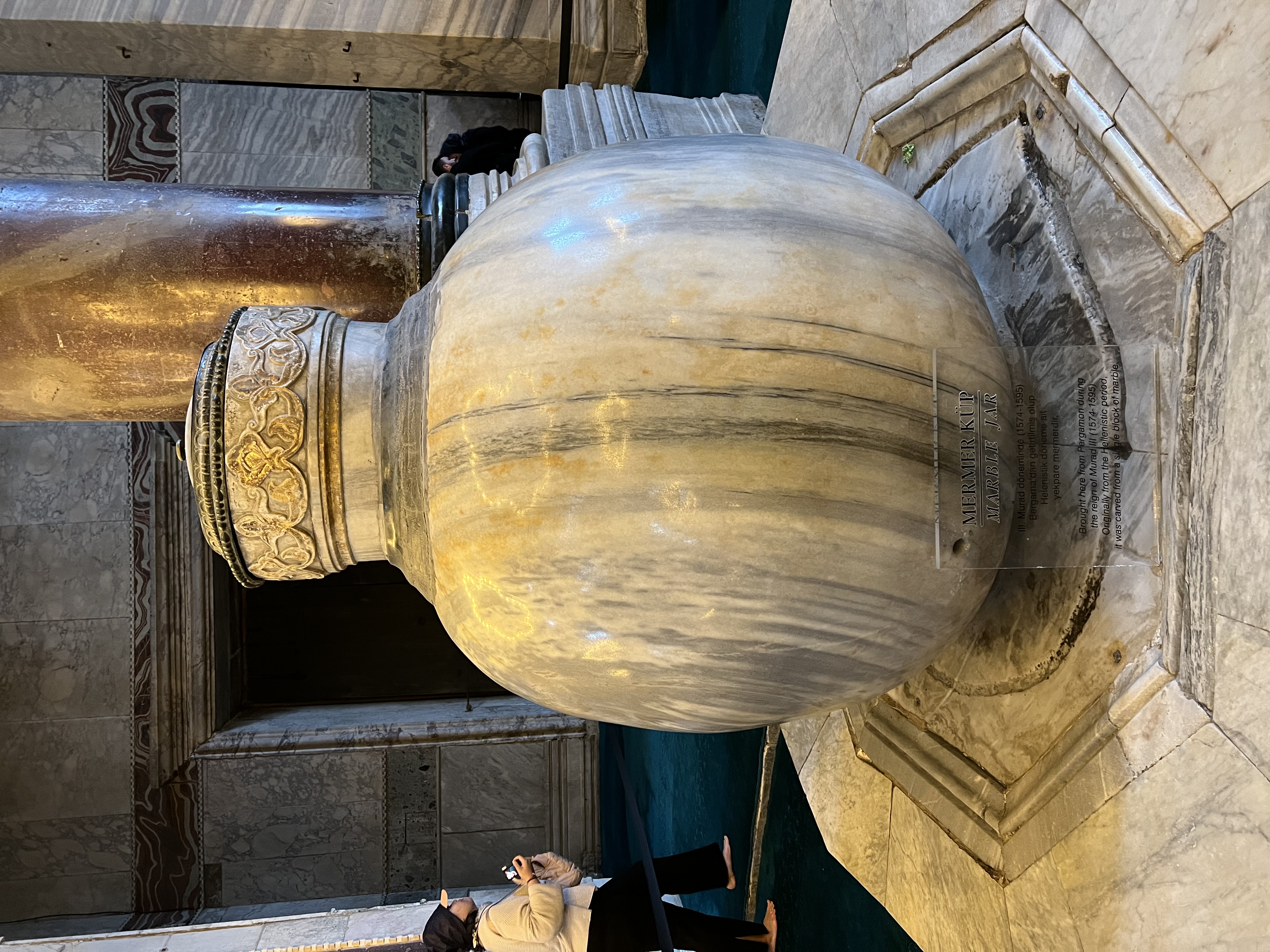 Marble jar from Pergamon