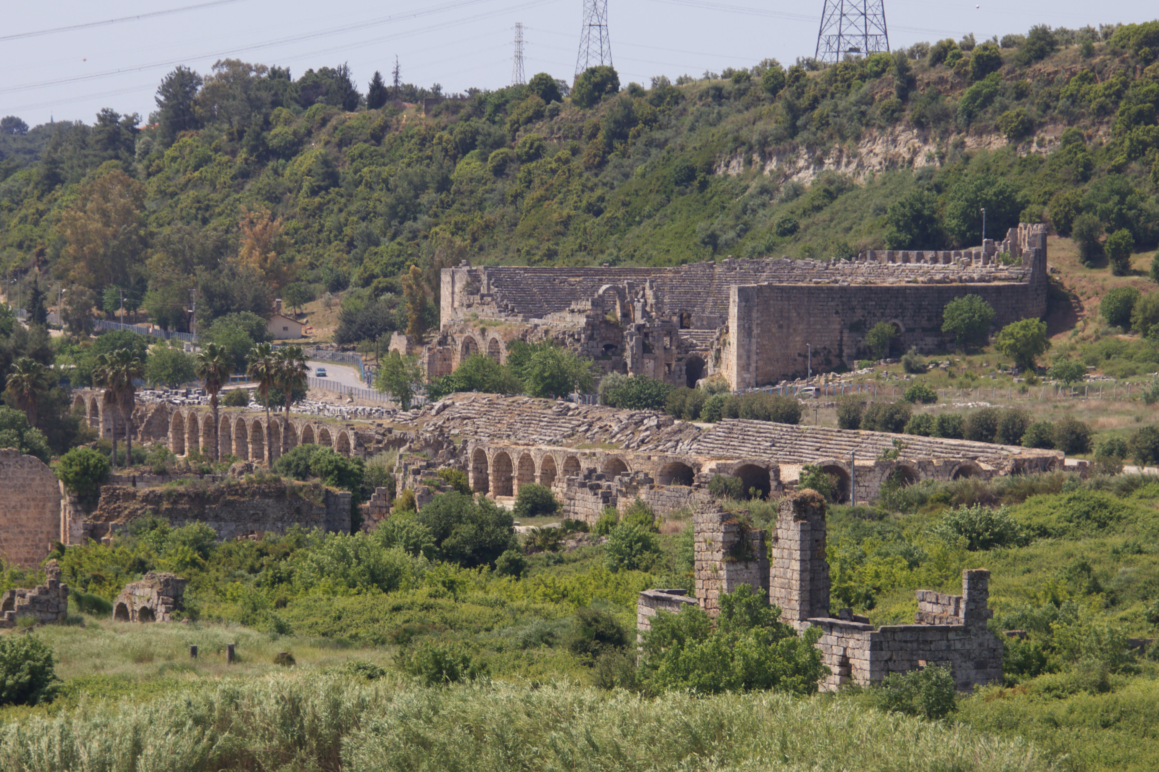 Overview shot of Hippodrome and Theater