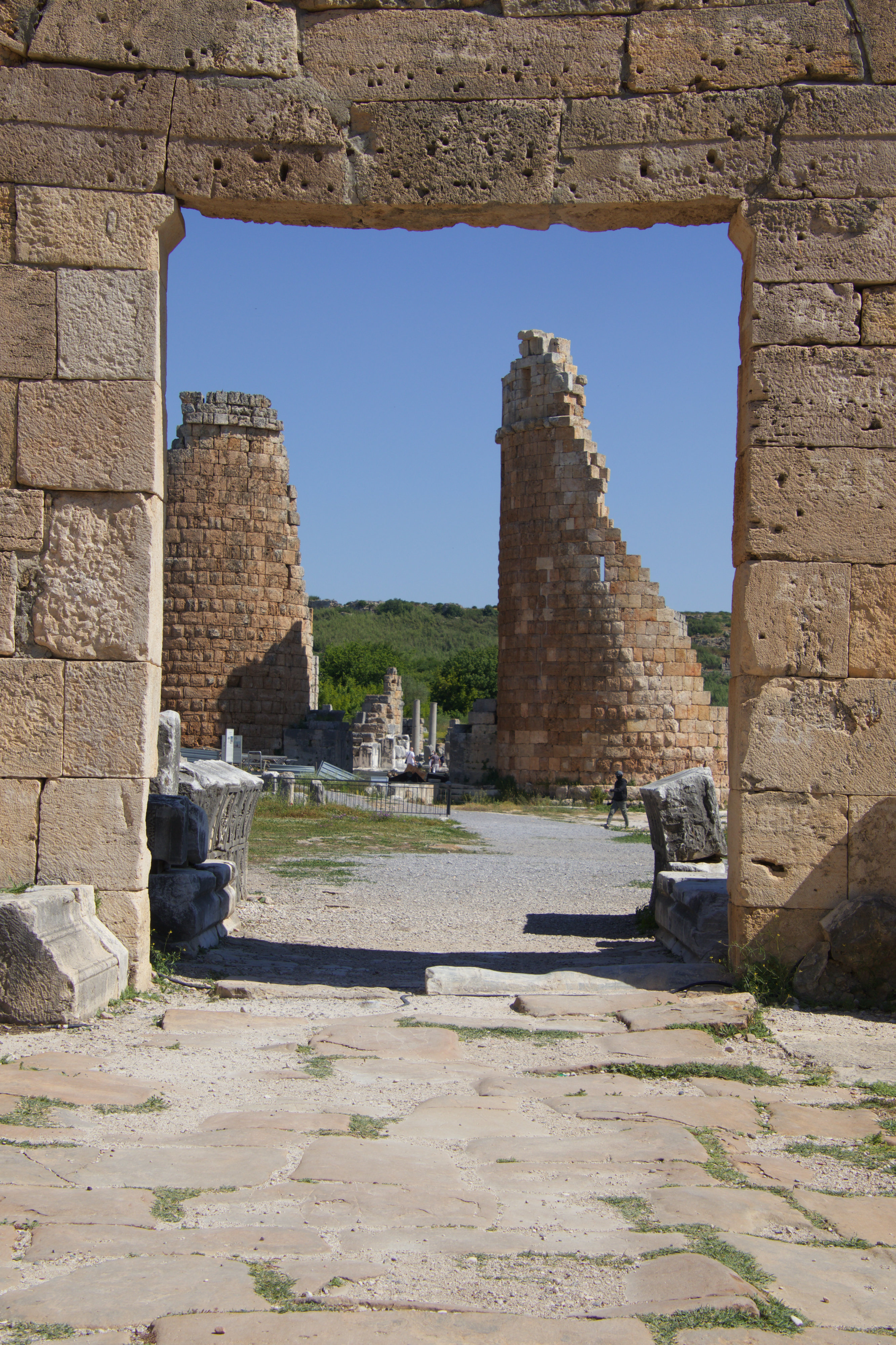 Perge entrance gates