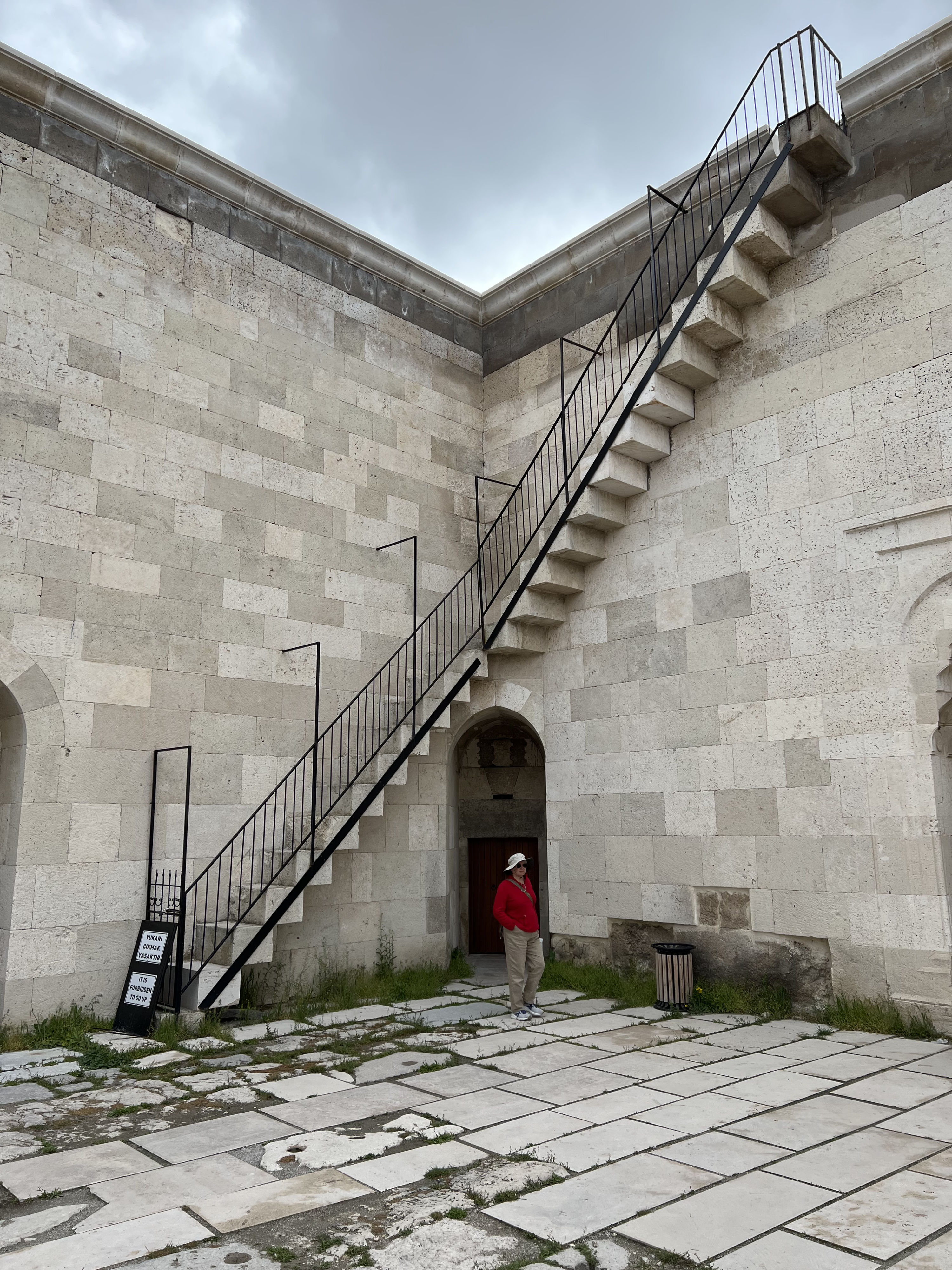 Stairs to the roof