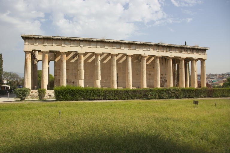 Temple of Hephaestus from the side