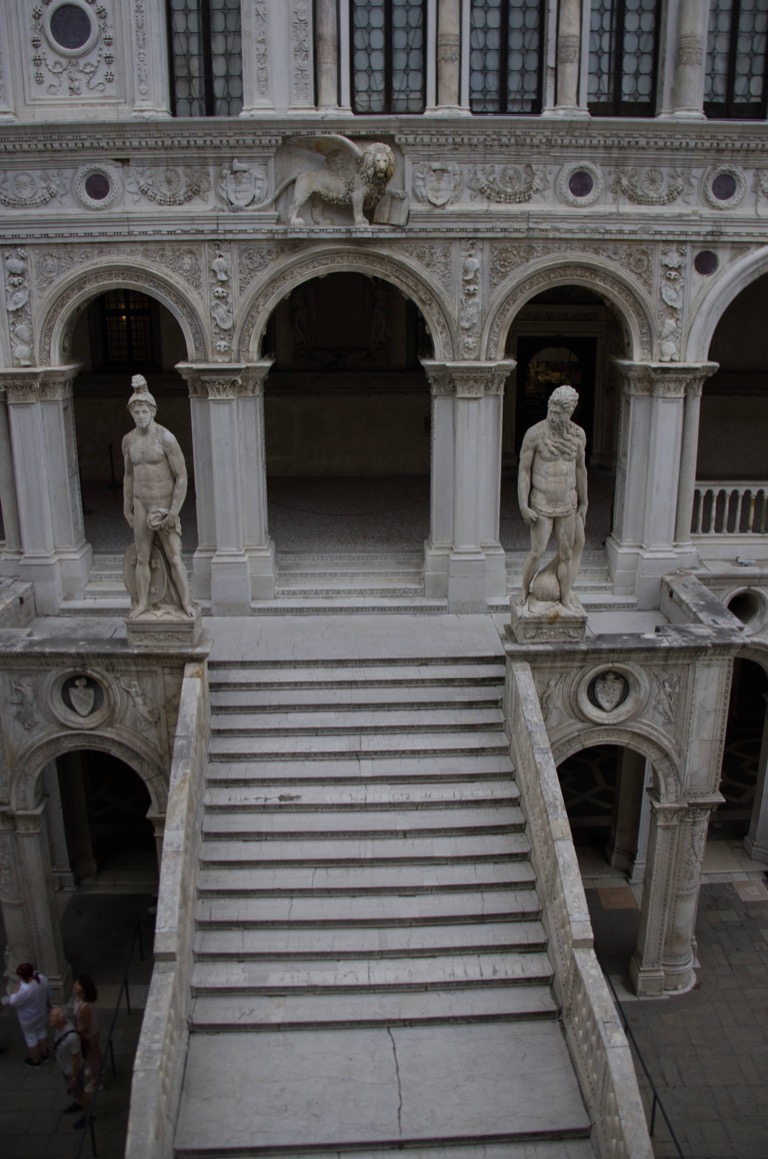 Giant Staircase with Mercury on the left and Neptune on the right